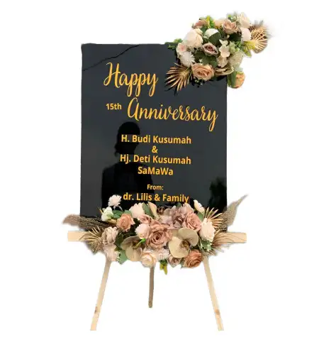 Papan Bunga Akrilik Cahyou Randu