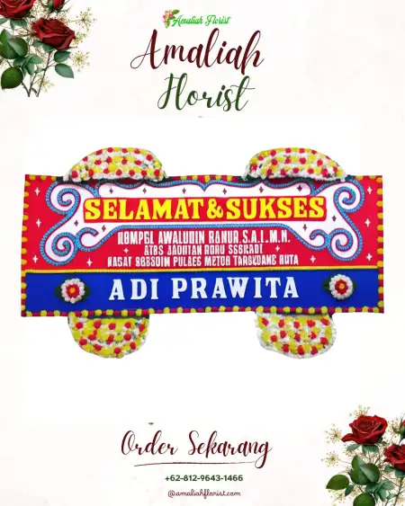 Papan Bunga Ucapan Selamat Cahyou Randu